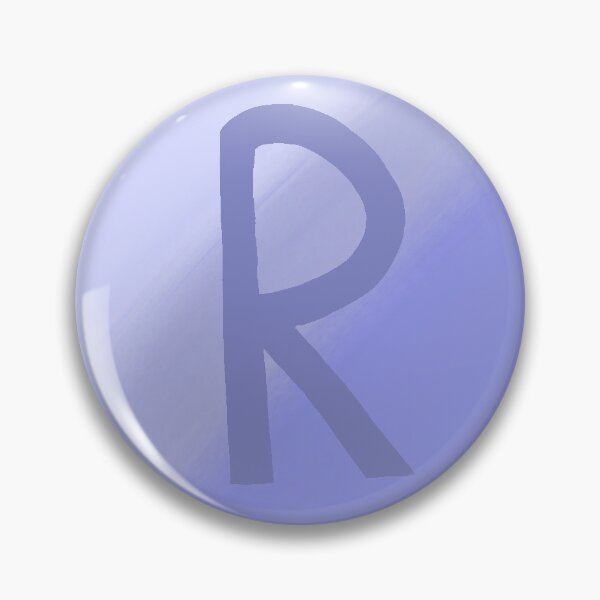 Item preview, Periwinkle R with Gradient Background designed and sold by MusicQueen17.