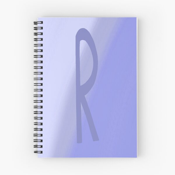 Item preview, Periwinkle R with Gradient Background designed and sold by MusicQueen17.