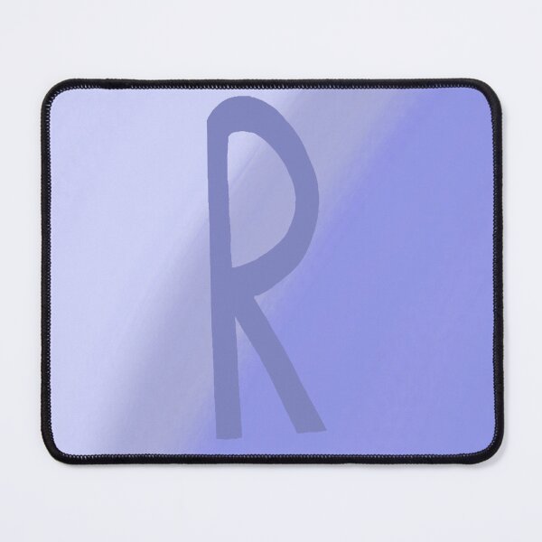 Item preview, Periwinkle R with Gradient Background designed and sold by MusicQueen17.