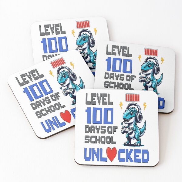 Item preview, Level 100 Days of School Unlocked designed and sold by YatoMino.