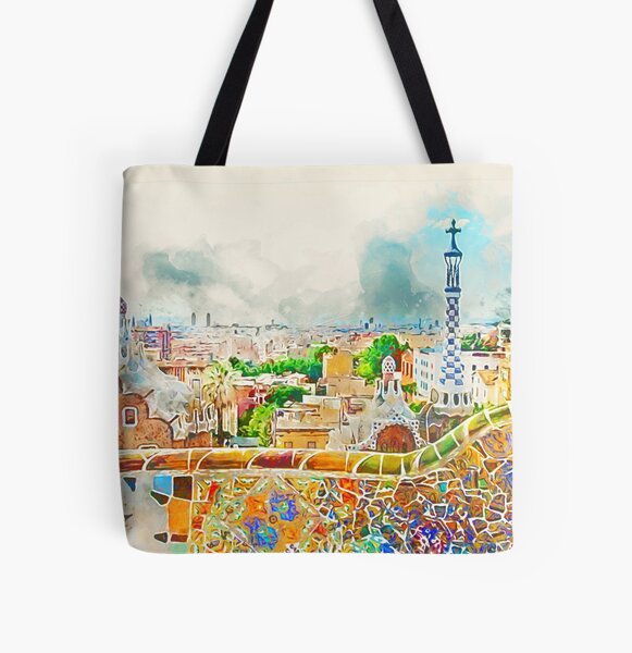 Item preview, Barcelona, Parc Guell designed and sold by AM FineArtPrints.