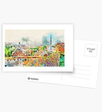 Barcelona, Parc Guell Postcards