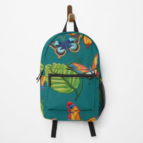 Item preview, Multicolor Butterfly and Leaf Embroidery designed and sold by Ciervo Primavera.