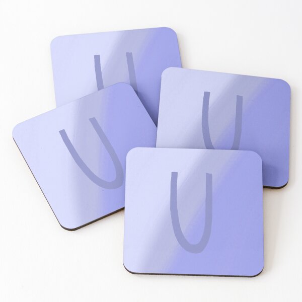 Item preview, Periwinkle U with Gradient Background designed and sold by MusicQueen17.