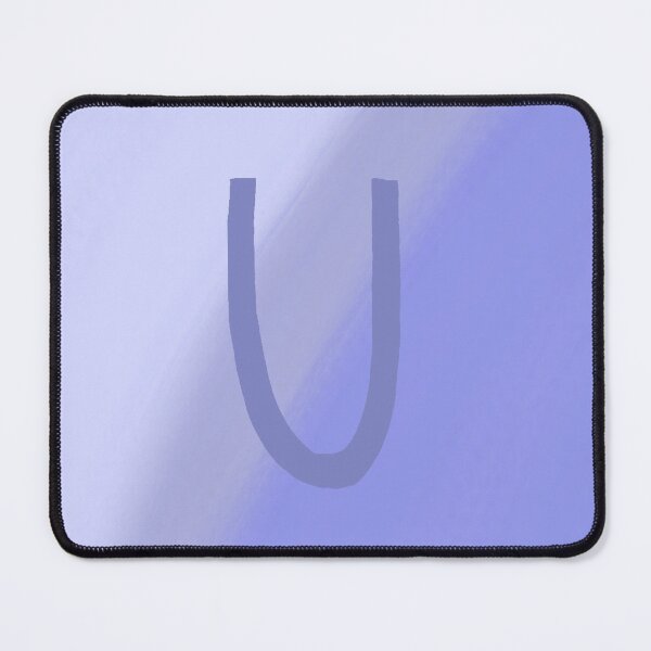 Item preview, Periwinkle U with Gradient Background designed and sold by MusicQueen17.