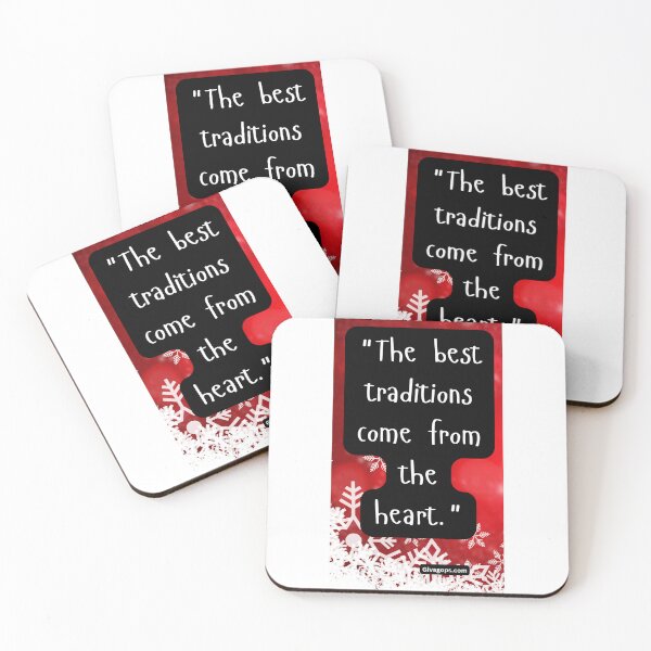 Item preview, "The best traditions come from the heart." designed and sold by CUTESTUFFnow.