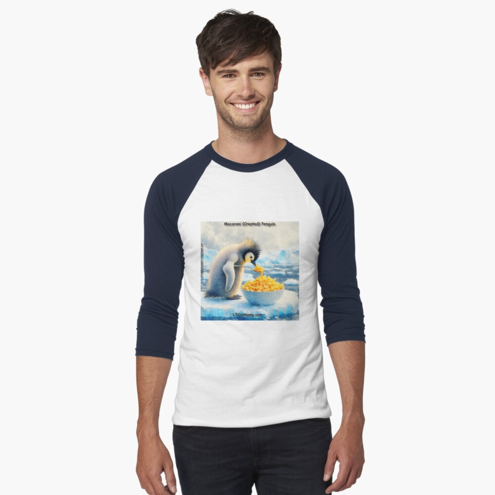 Item preview, Baseball ¾ Sleeve T-Shirt designed and sold by ltcartoons.