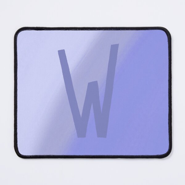 Item preview, Periwinkle W with Gradient Background designed and sold by MusicQueen17.