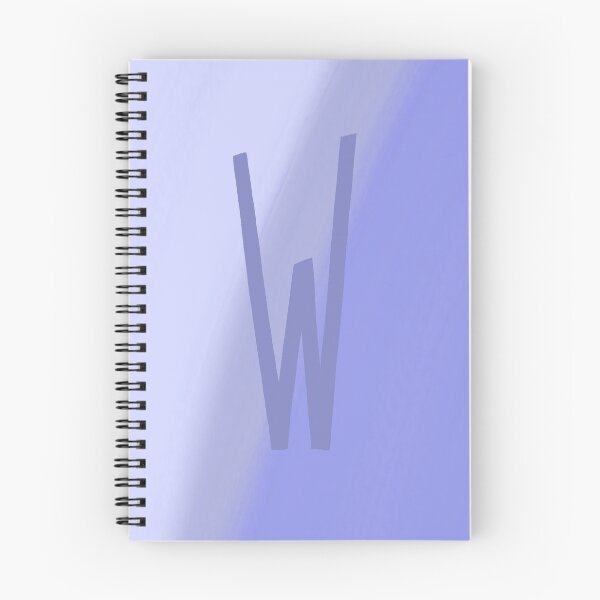 Item preview, Periwinkle W with Gradient Background designed and sold by MusicQueen17.