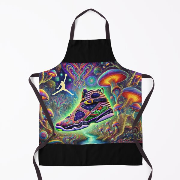 Item preview, Air Jordan 8 Retro in Psychedelic Mushroom Forest Art designed and sold by Puretrendsetter.