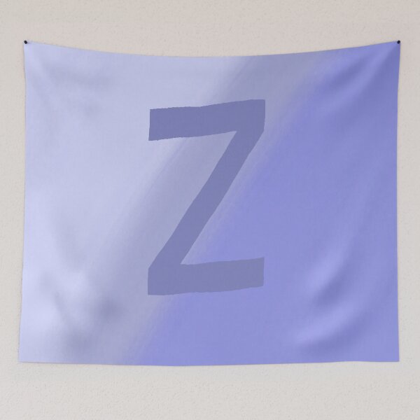 Item preview, Periwinkle Z with Gradient Background designed and sold by MusicQueen17.