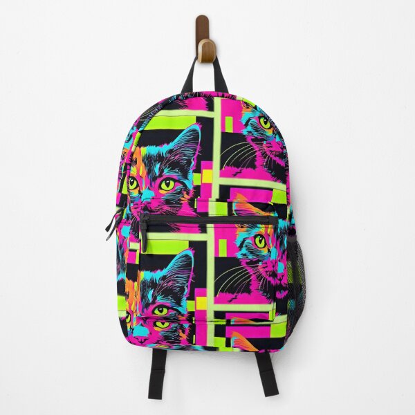 Item preview, Cyberpunk Kitty Art designed and sold by Health And Fitness Posts e-Store.