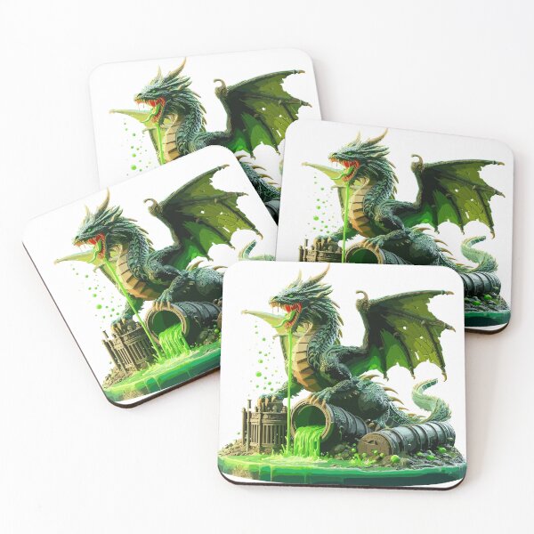 Item preview, Acid Dragon with Flowing Toxic Sludge designed and sold by Xsquilax.