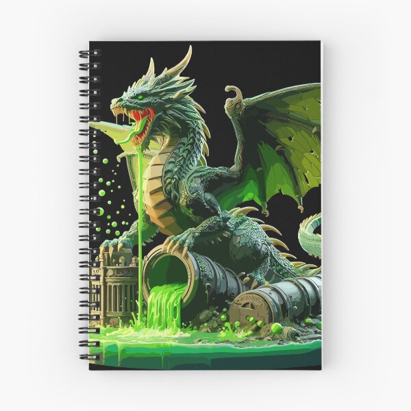 Item preview, Acid Dragon with Flowing Toxic Sludge designed and sold by Xsquilax.
