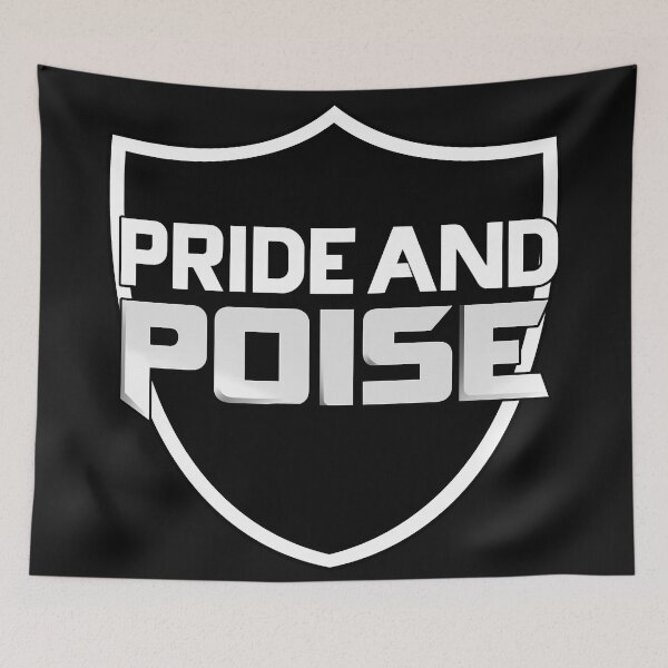 Item preview, Pride and Poise in Shield designed and sold by My Team Designs.