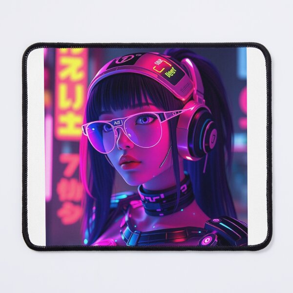 Item preview, Neon Cyberpunk Digital Girl designed and sold by DigitalTease.
