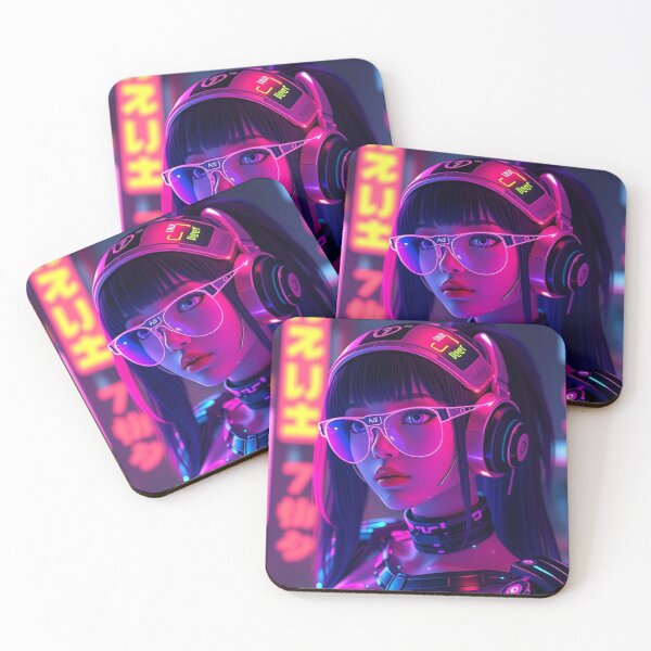 Item preview, Neon Cyberpunk Digital Girl designed and sold by DigitalTease.