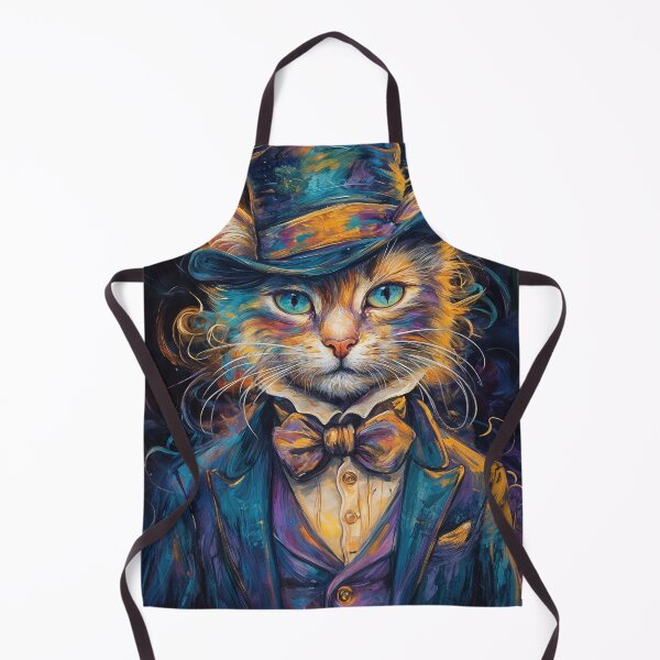 Item preview, Distinguished Gentleman Cat - Victorian Pet Portrait - Colorful Animal Art designed and sold by Very Peculiar.