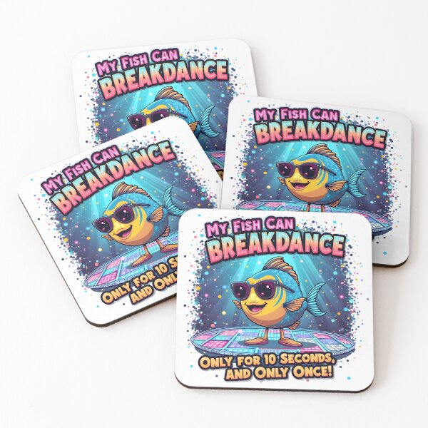 Item preview, My Fish Can Breakdance... dad joke designed and sold by  MAD's Recreation Studio.