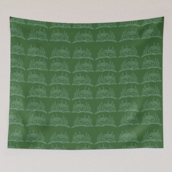 Item preview, Happy Holliday-Green pattern designed and sold by StudioViArt.