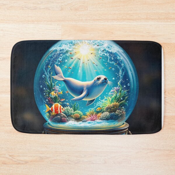 Item preview, seal snow globe designed and sold by jkrphoto.
