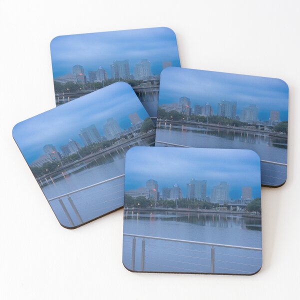 Item preview, Tampa Bay Riverwalk City Skyline designed and sold by EyezWatchin.