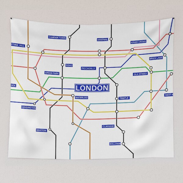 Item preview, London street map UK designed and sold by oliver polanski.