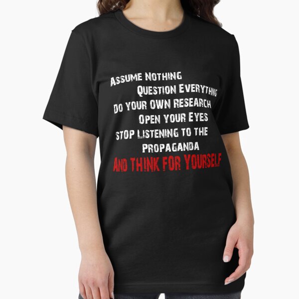 Item preview, Think for yourself! designed and sold by unfuckersunite.