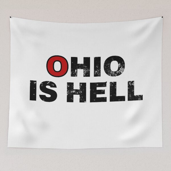 Item preview, Copy of Grunge Ohio Is Hell (black) designed and sold by Hellbilly Designs.