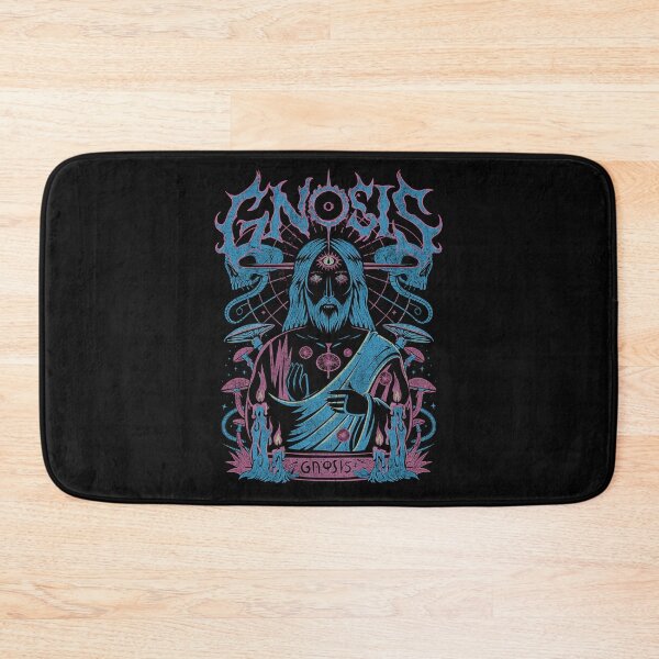 Item preview, Gnostic Jesus Death Metal Dark Aesthetic designed and sold by Mystikos Art.
