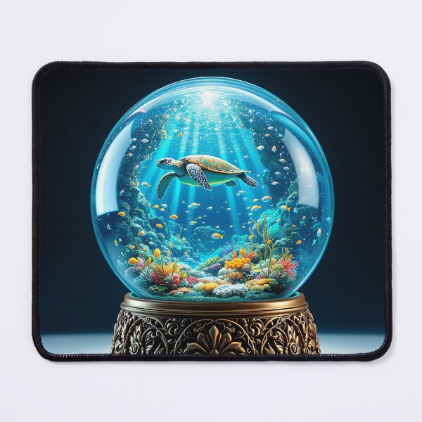 Item preview, turtle snow globe designed and sold by jkrphoto.