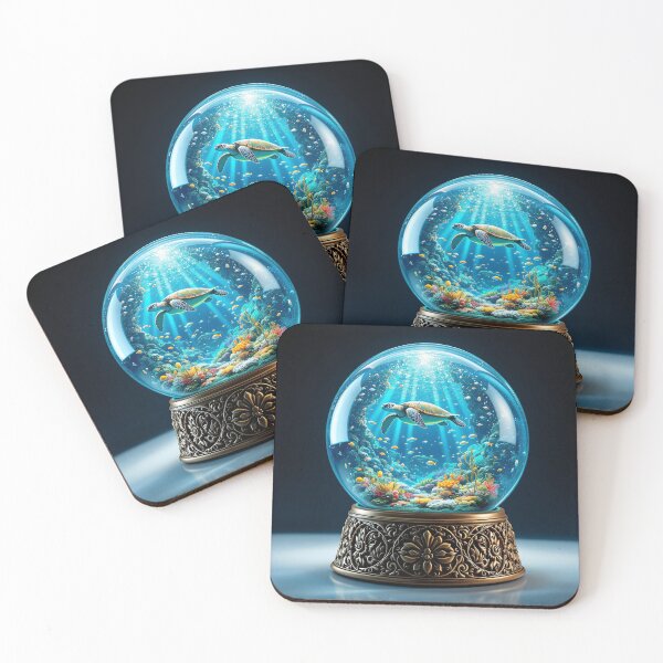 Item preview, turtle snow globe designed and sold by jkrphoto.