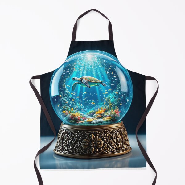 Item preview, turtle snow globe designed and sold by jkrphoto.