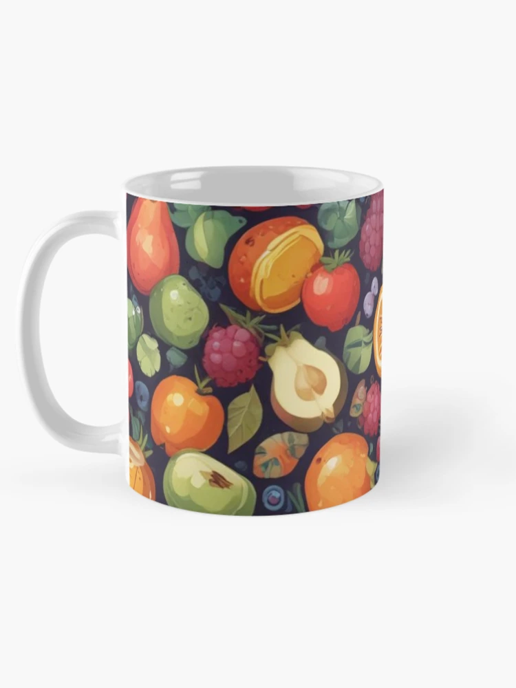 Thumbnail 5 of 6, Coffee Mug, Fruits pattern designed and sold by S-R-TDesign.