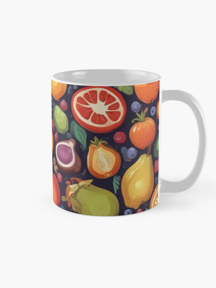 Thumbnail 3 of 6, Coffee Mug, Fruits pattern designed and sold by S-R-TDesign.