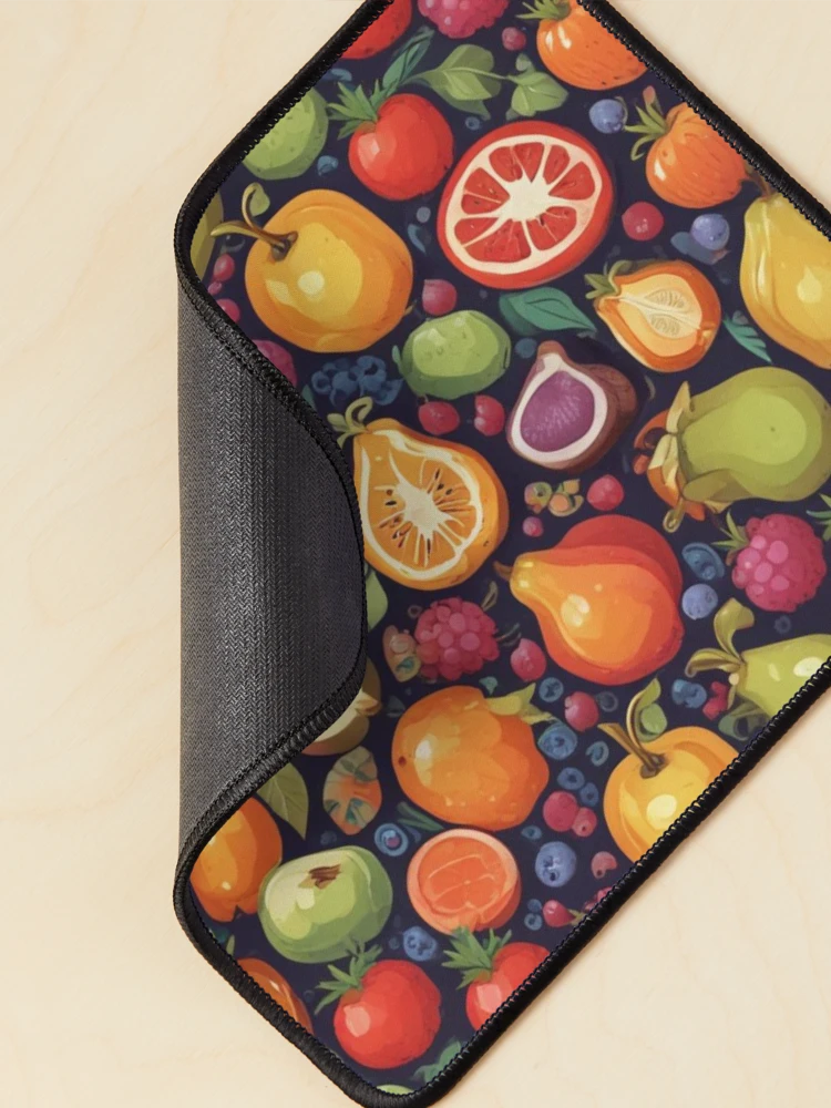 Thumbnail 2 of 5, Mouse Pad, Fruits pattern designed and sold by S-R-TDesign.