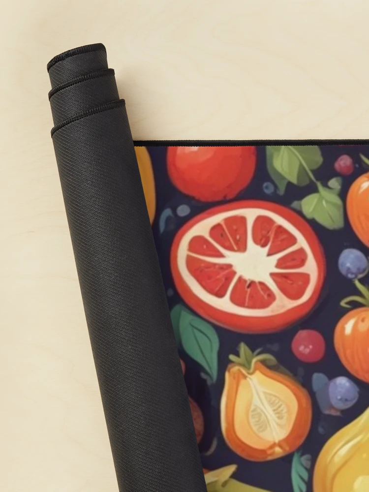 Thumbnail 2 of 5, Mouse Pad, Fruits pattern designed and sold by S-R-TDesign.