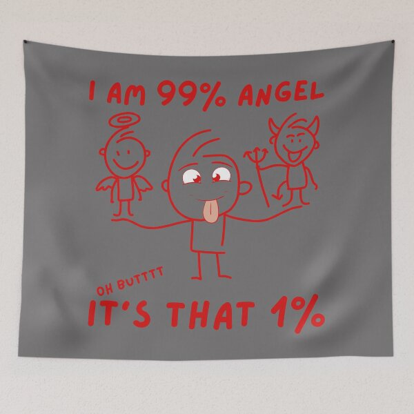 Item preview, 99% Angel & Ohhh But That 1% - Red designed and sold by Eranthe Bernardo.