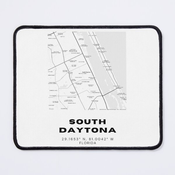 Item preview, Minimalist South Daytona Map Art - Florida City Coordinates Design designed and sold by RM-Journey.