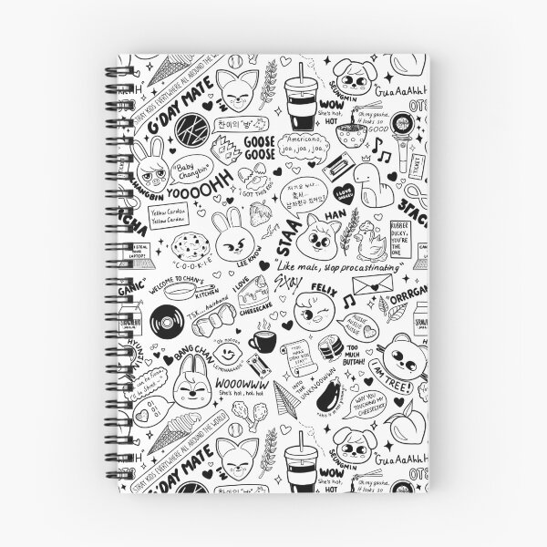 Item preview, Updated skz doodle (lineart version)  designed and sold by Thevampywolf.