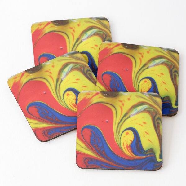 Item preview, paint in red blue and yellow designed and sold by Emma  Amies.
