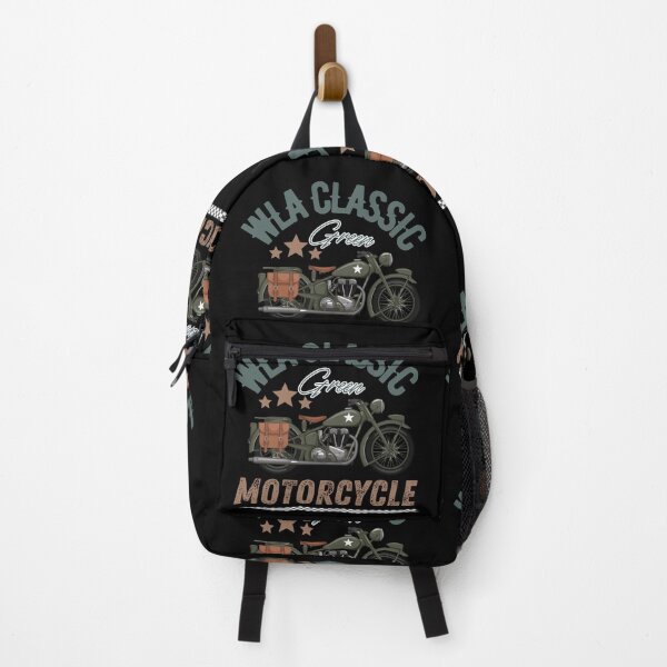 Item preview, WLA Classic Vintage Military Green Motorcycle Design designed and sold by Adventure paradise ⭐⭐⭐⭐⭐.