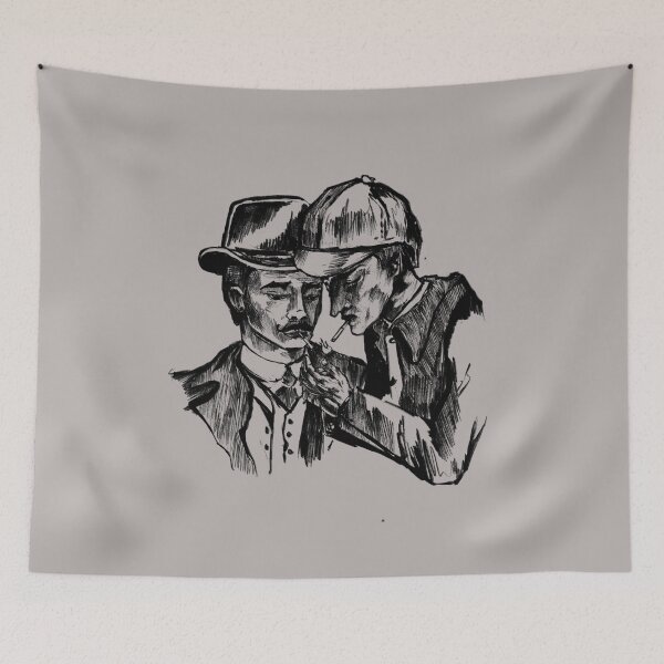 Item preview, Sherlock Holmes John Watson Fanart designed and sold by strangerabbit.