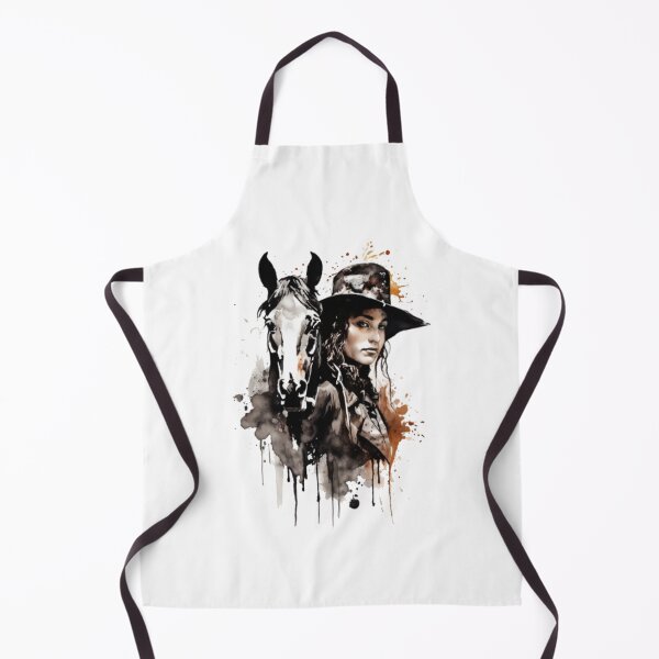 Item preview, woman with horse designed and sold by Valérie Ozanon.