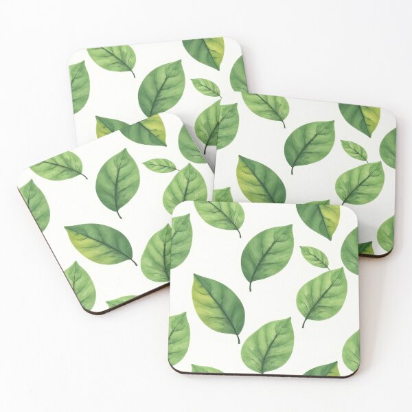 Item preview, Hand-Drawn Abstract Leaf Seamless Pattern designed and sold by hjian8219.