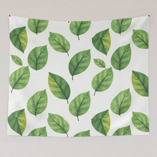 Item preview, Hand-Drawn Abstract Leaf Seamless Pattern designed and sold by hjian8219.