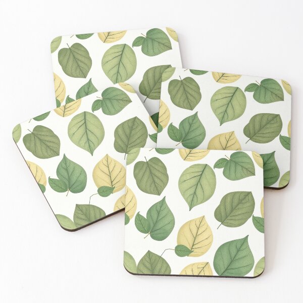 Item preview, Hand-Drawn Abstract Leaf Seamless Pattern designed and sold by hjian8219.