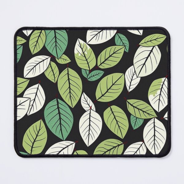 Item preview, Hand-Drawn Abstract Leaf Seamless Pattern designed and sold by hjian8219.