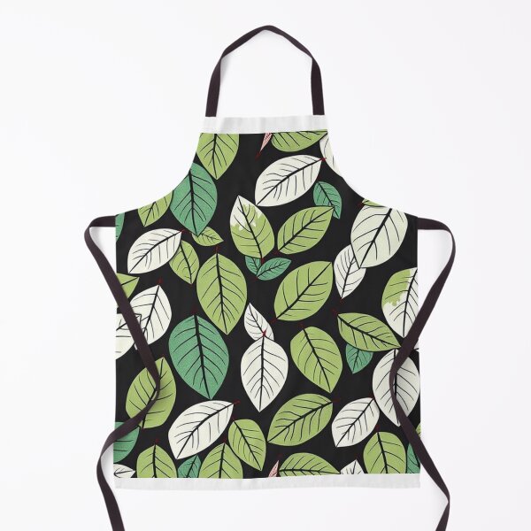 Item preview, Hand-Drawn Abstract Leaf Seamless Pattern designed and sold by hjian8219.
