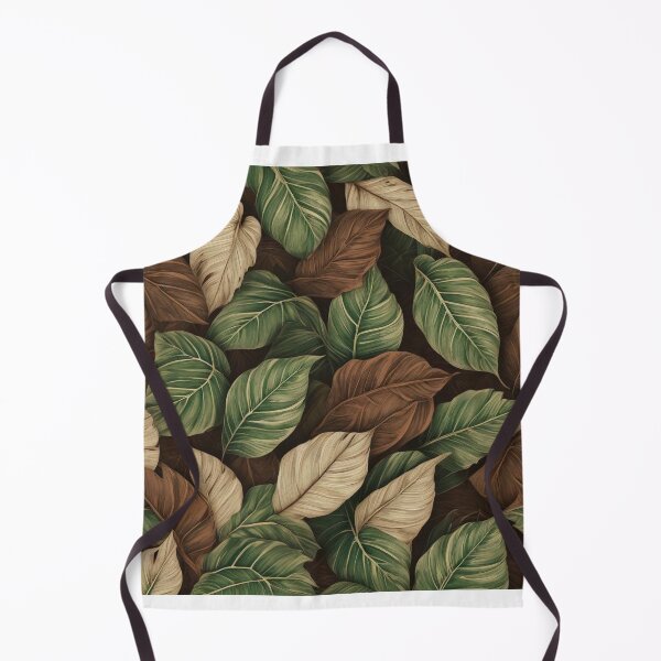 Item preview, Hand-Drawn Abstract Leaf Seamless Pattern designed and sold by hjian8219.
